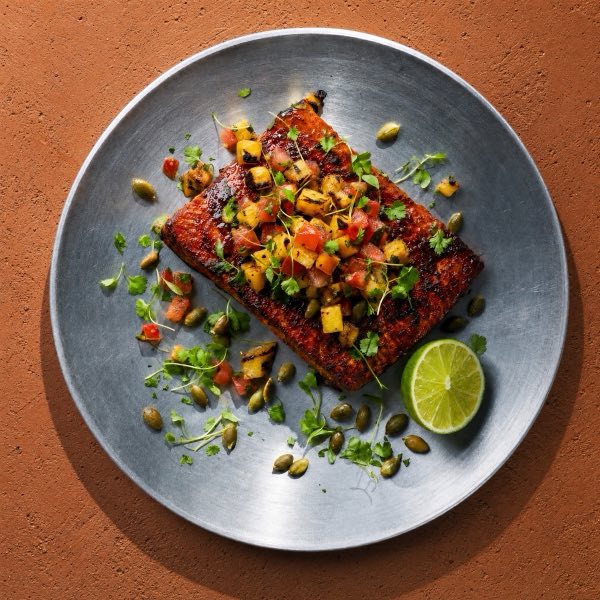 Salmón al pastor de COSECHA